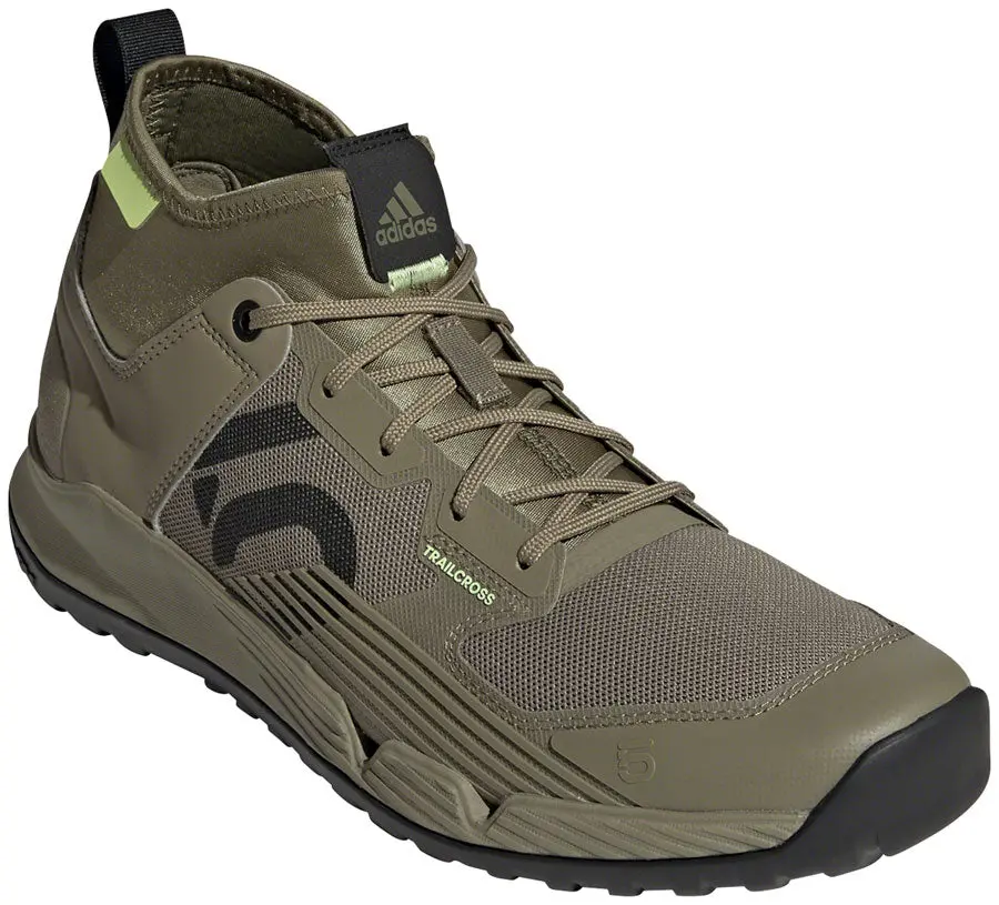 Five Ten Five Ten Trailcross Xt Flat Shoe - Men's, Orbit Green/Carbon/Pulse Lime 1
