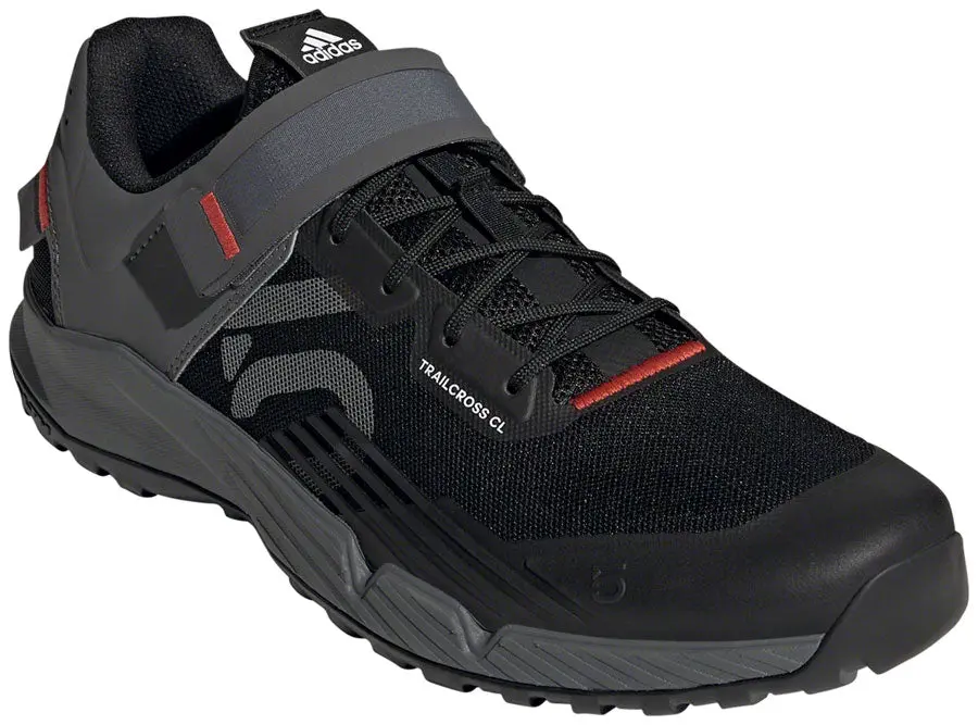 Five Ten Five Ten Trailcross Clip-In Shoe - Men's, Core Black/Grey Three/Red 1