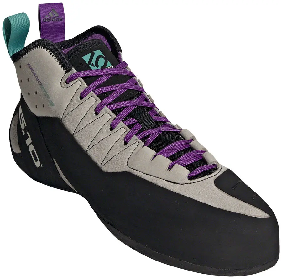 Five Ten Grandstone Climbing Shoe - Men's, Sesame/Core Black/Active Purple 1