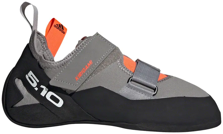Five Ten Kirigami Climbing Shoe - Women's, Dove Grey/Core Black/Solar Red 5