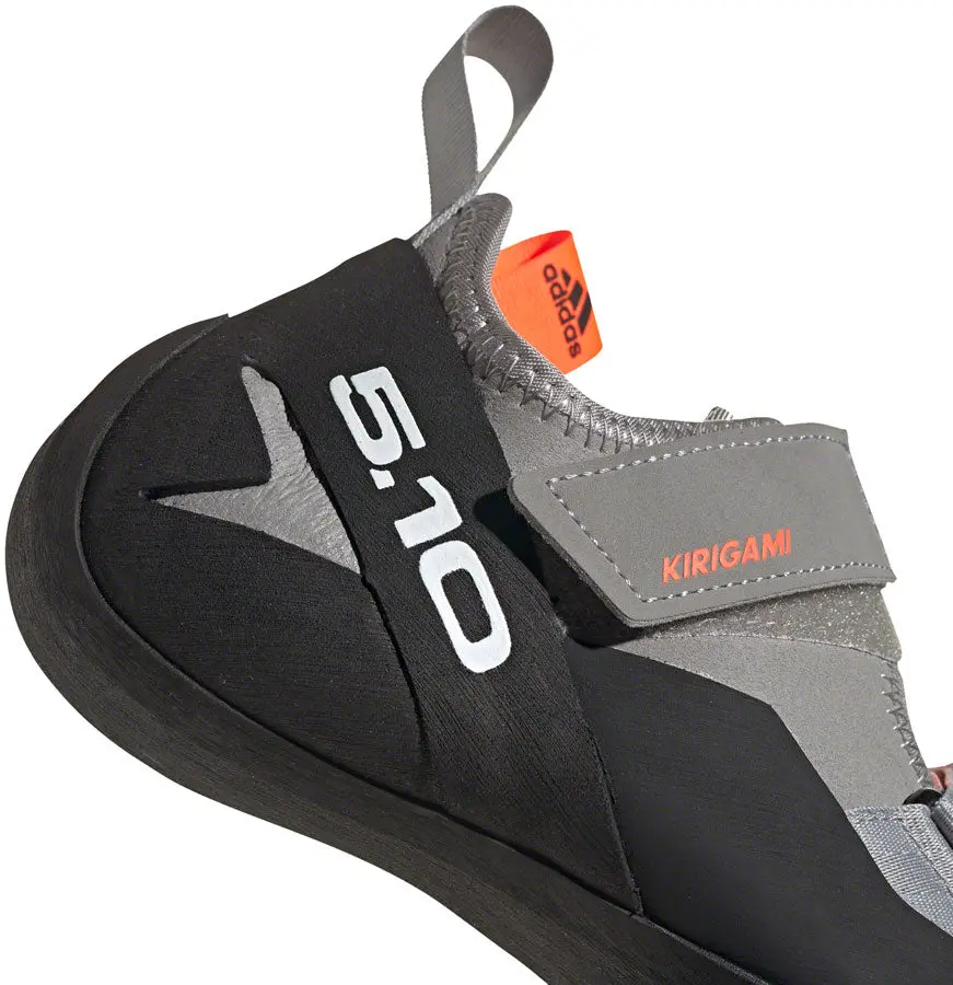 Five Ten Kirigami Climbing Shoe - Women's, Dove Grey/Core Black/Solar Red 15
