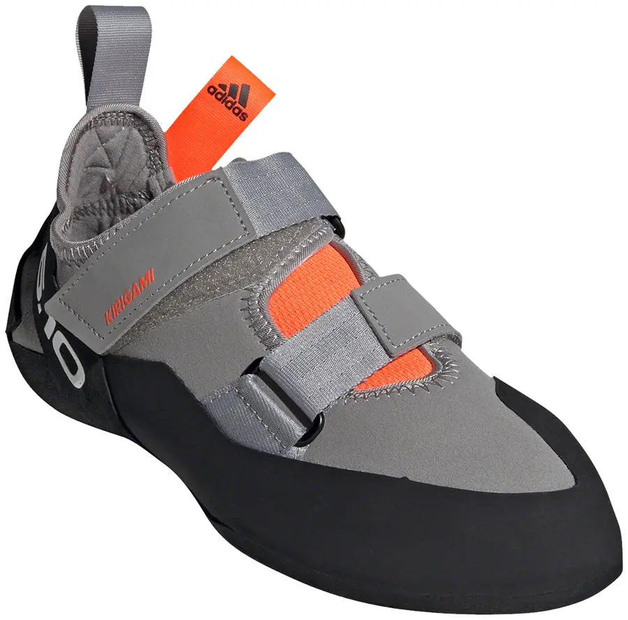 Five Ten Kirigami Climbing Shoe - Women's, Dove Grey/Core Black/Solar Red 15