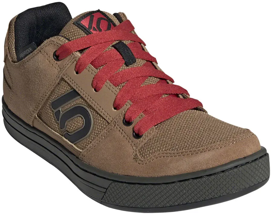 Five Ten Freerider Flat Shoe - Men's, Raw Desert/Black/Glory Red 1