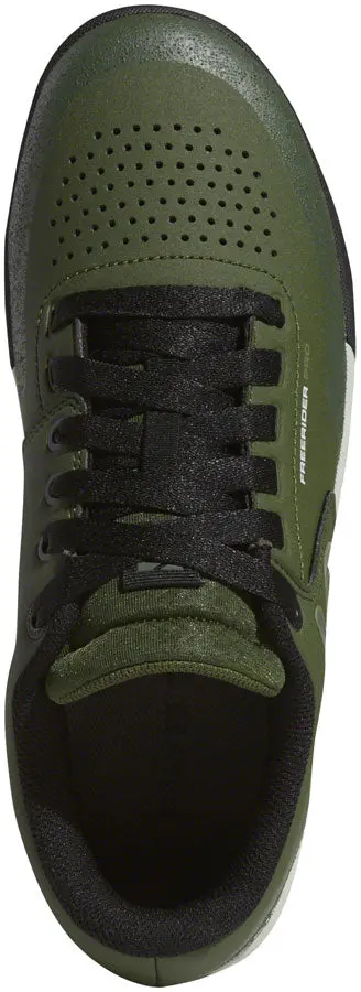 Five Ten Freerider Pro Flat Shoe - Men's, Strong Olive/Raw Khaki/Ash Silver 9