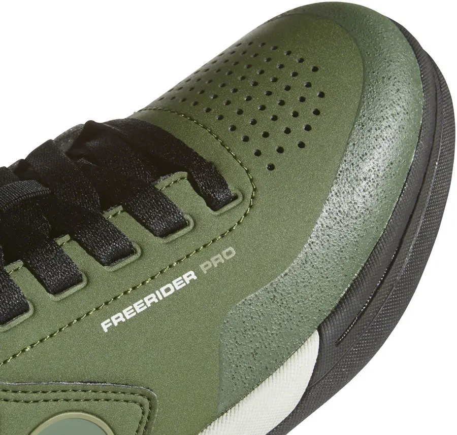 Five Ten Freerider Pro Flat Shoe - Men's, Strong Olive/Raw Khaki/Ash Silver 15