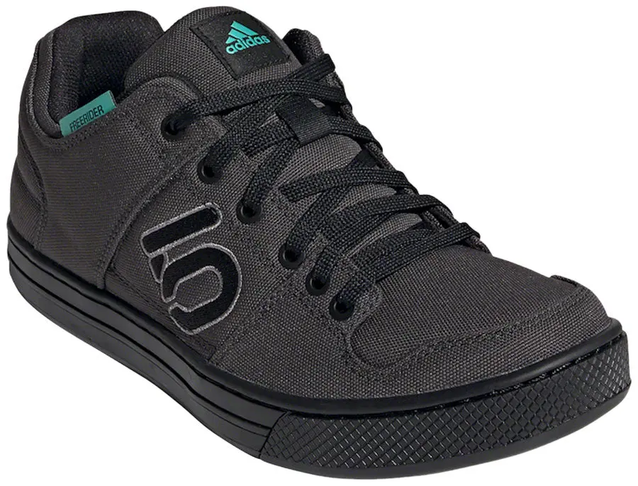 Five Ten Freerider Primeblue Flat Shoe  -  Men's, Dgh Solid Grey / Grey Three / Acid Mint 1
