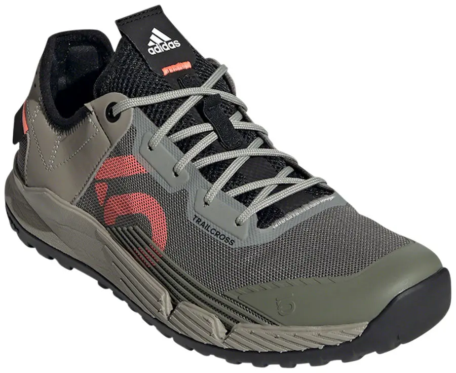 Five Ten Trailcross Lt Flat Shoe - Women's, Legacy Green / Signal Coral / Core Black 1