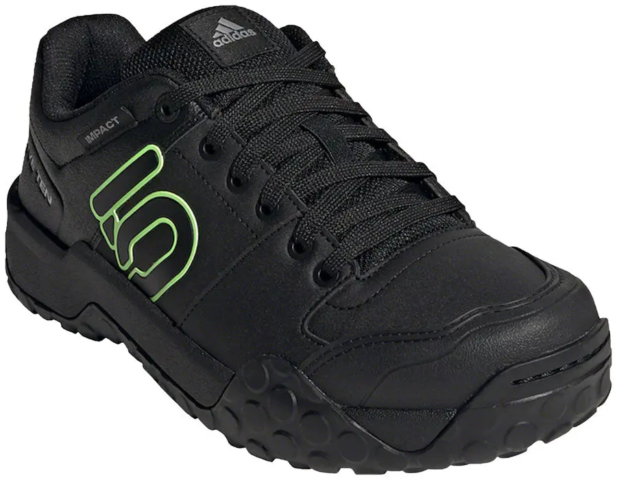 Five Ten Impact Sam Hill Flat Shoe  -  Men's, Core Black / Signal Green / Grey Three 1