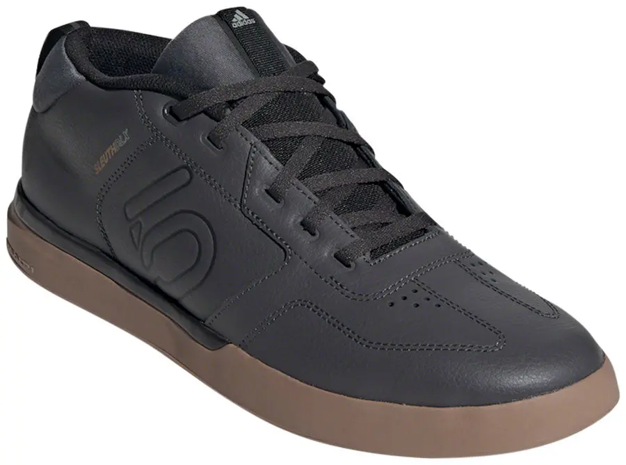 Five Ten Sleuth Dlx Mid Flat Shoe - Men's, Grey Six/Core Black/Gum M2 1