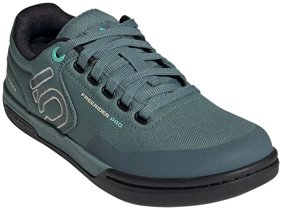 Five Ten Freerider Pro Primeblue Flat Shoe - Women's, Acid Mint / Hazy Emerald / Sand 1