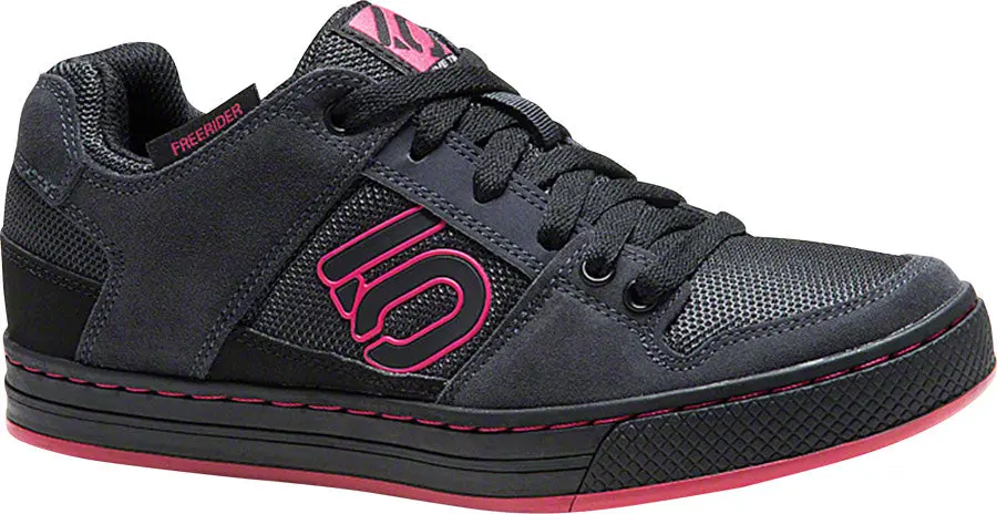 Five Ten Freerider Flat Shoes - Women's, Black/Berry 1