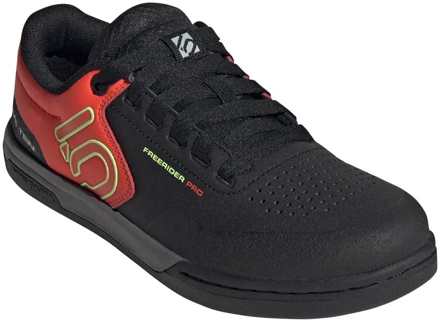 Five Ten Freerider Pro Flat Shoe - Men's, Black/Signal Green/Solar Red 1