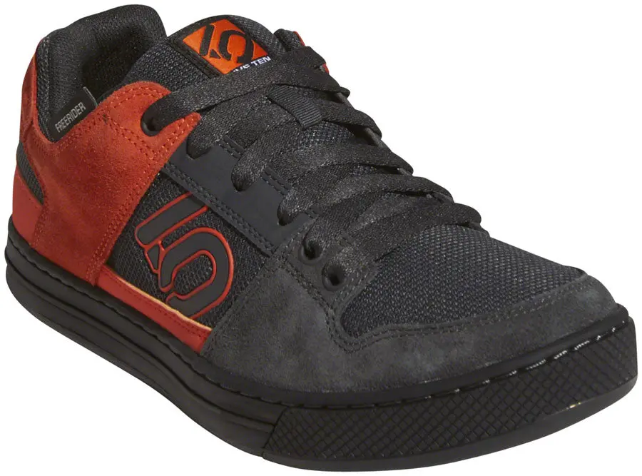 Five Ten Freerider Flat Shoes - Men's, Carbon/Active Orange/Gray Five 1
