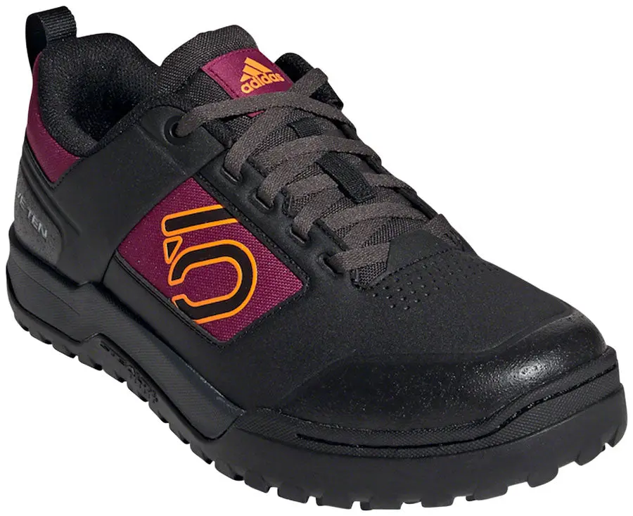 Five Ten Impact Pro Flat Shoe  -  Women's, Core Black / Signal Orange / Power Berry 1