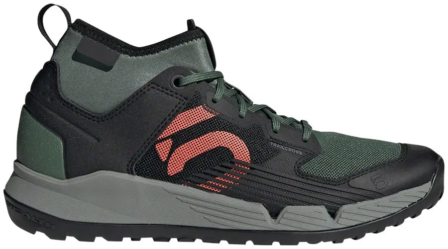 Five Ten Trailcross Xt Flat Shoe - Women's, Green Oxide / Core Black / Dove Grey 3