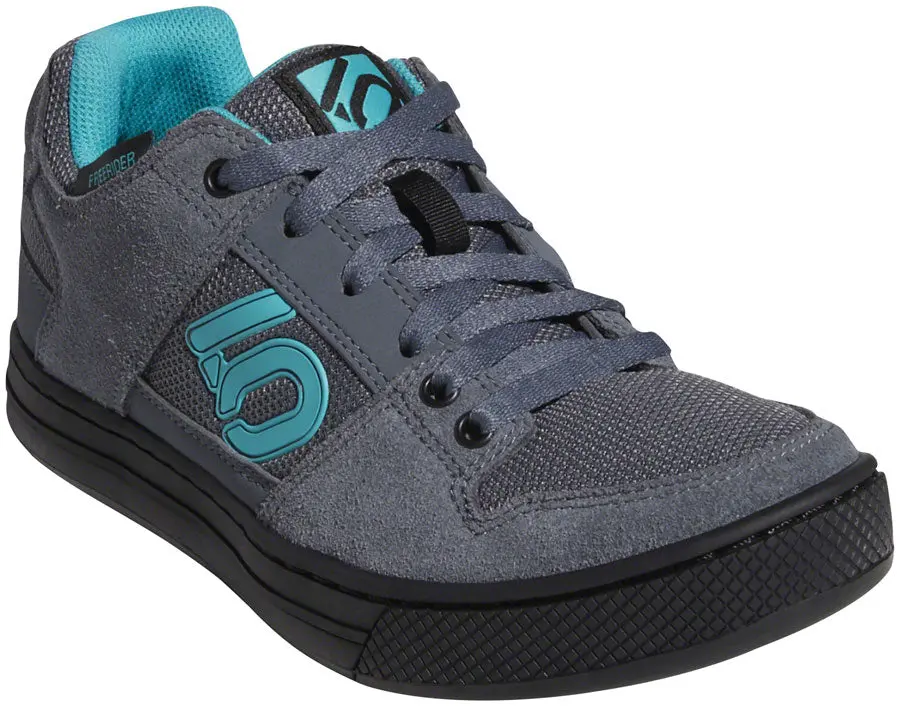 Five Ten Freerider Flat Shoes - Women's, Onix/Shock Green/Black 1