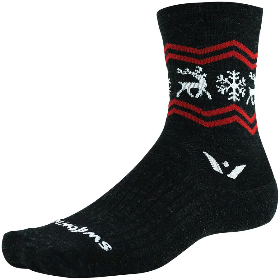 Swiftwick Vision Five Winter-Weight Cycling Socks - Image 3