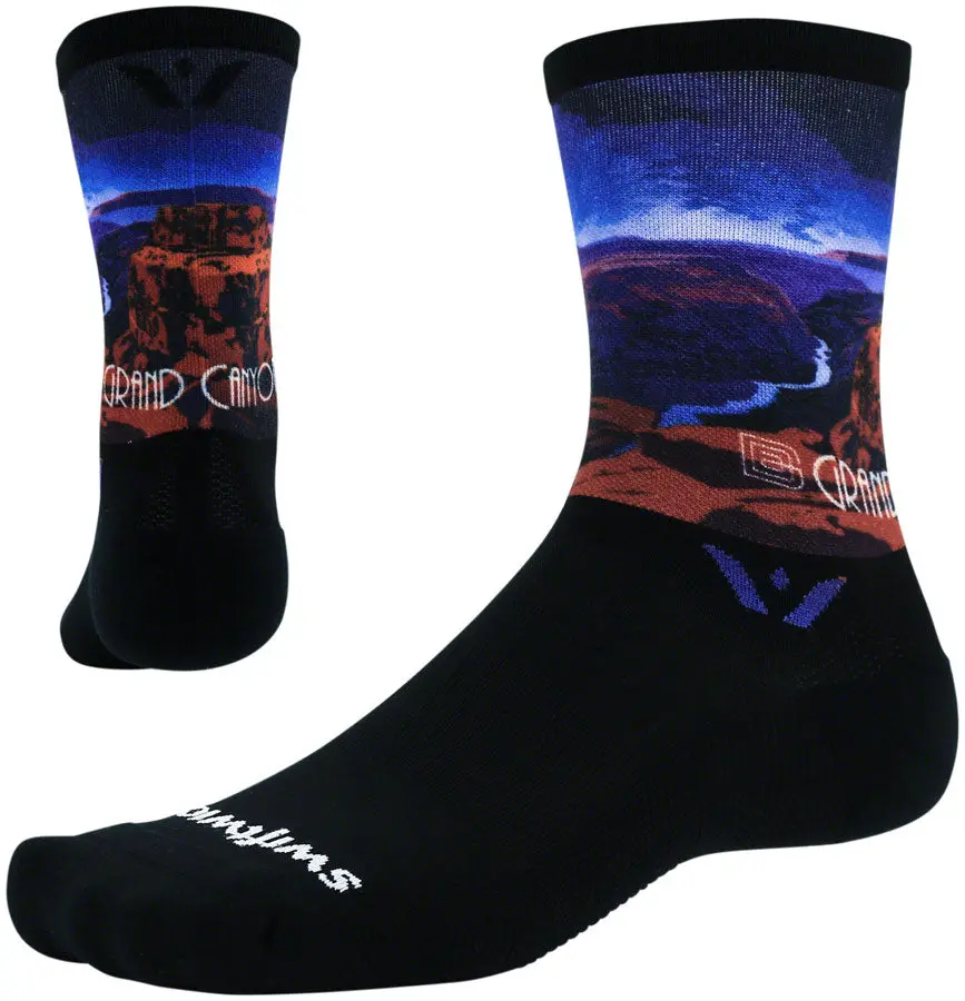 Swiftwick Vision Six Impression National Park Socks 22