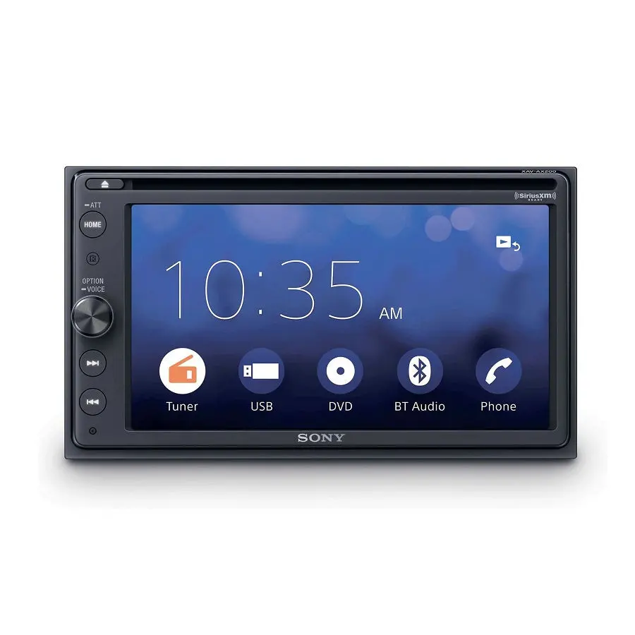 Sony Xav-Ax200 Android Auto & Carplay Dvd Receiver 1