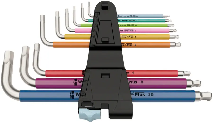 Wera 3950/9 Hex-Plus L-Key Hex Wrench Set 2