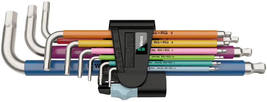 Wera 3950/9 Hex-Plus L-Key Hex Wrench Set 1