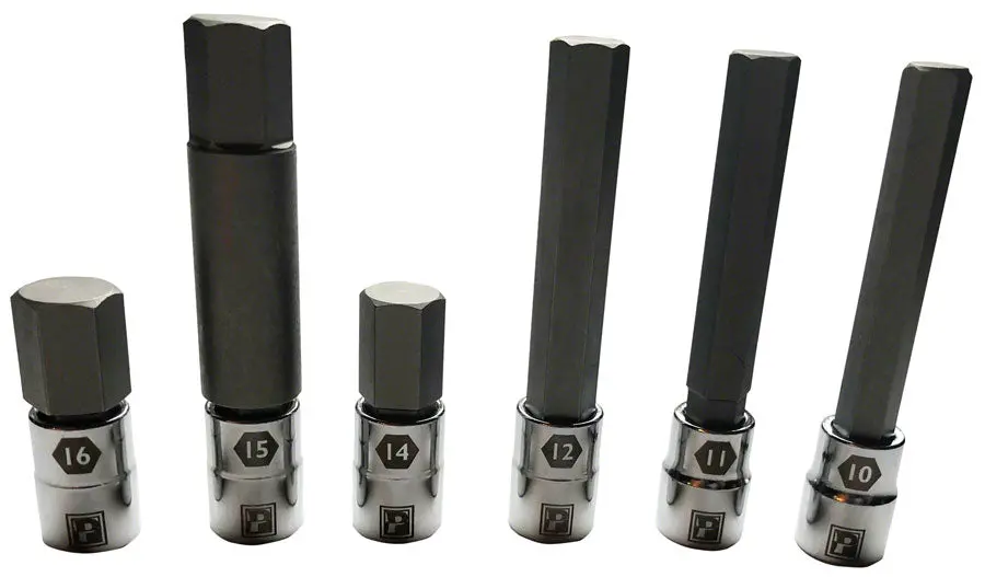 Pedro's Large Sizes Hex Bit Set – 6 Piece 1