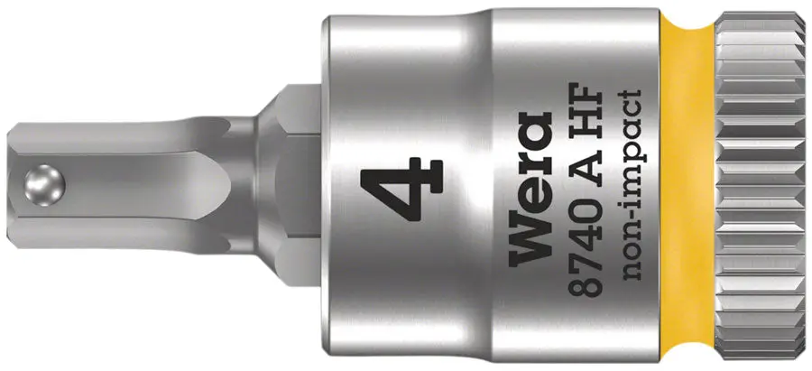 Wera 8740 A Hf Zyklop Bit Socket 1/4" 4