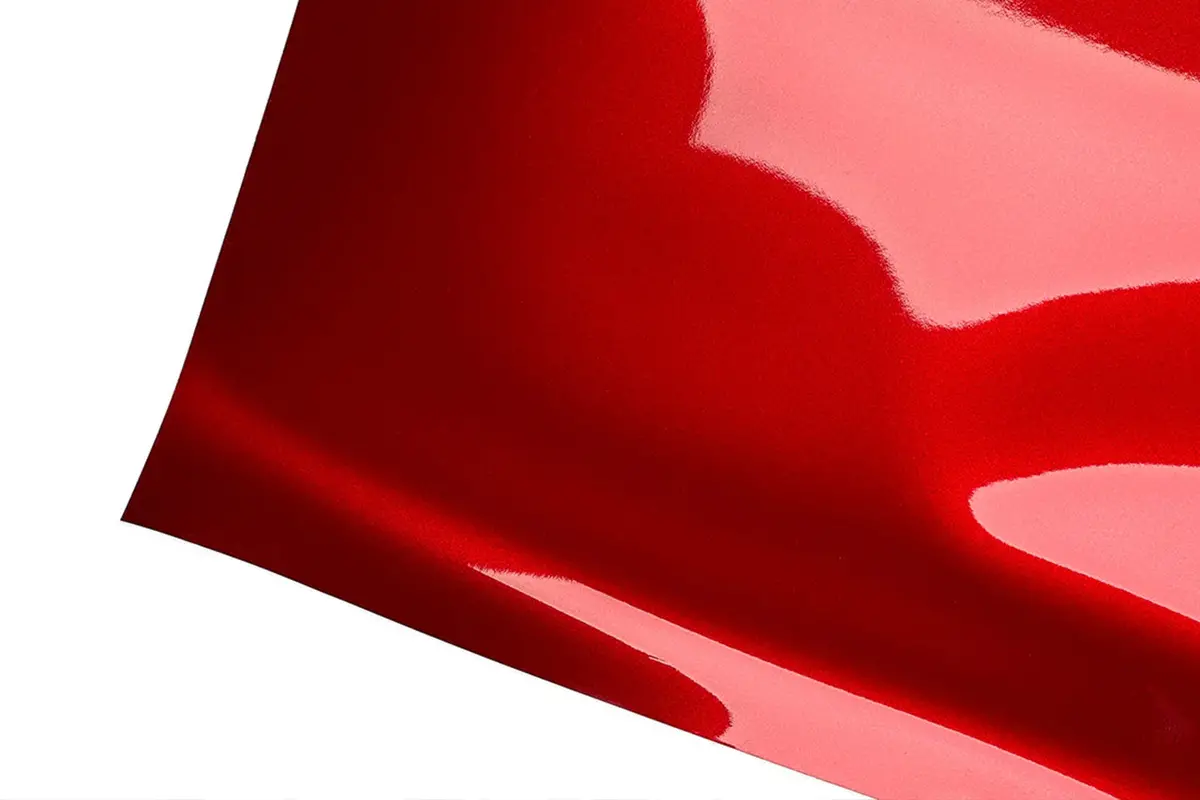 Tmaxx Supergloss Über Red Color Tesla Vehicle Wrap Film 1