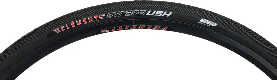 Clement Strada Ush Tubeless Ready Tire 700X32mm, Black 2