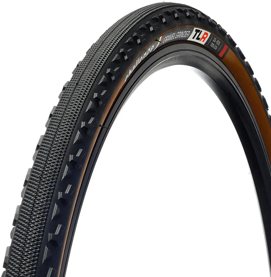 Challenge Gravel Grinder Race Tire - 700 X 38, Tubeless, Folding, Black/Brown 1