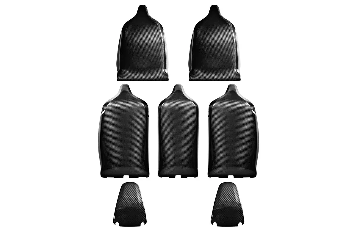 Tesla Model X Carbon Fiber Seat Back Set (2016 - 2019) 3