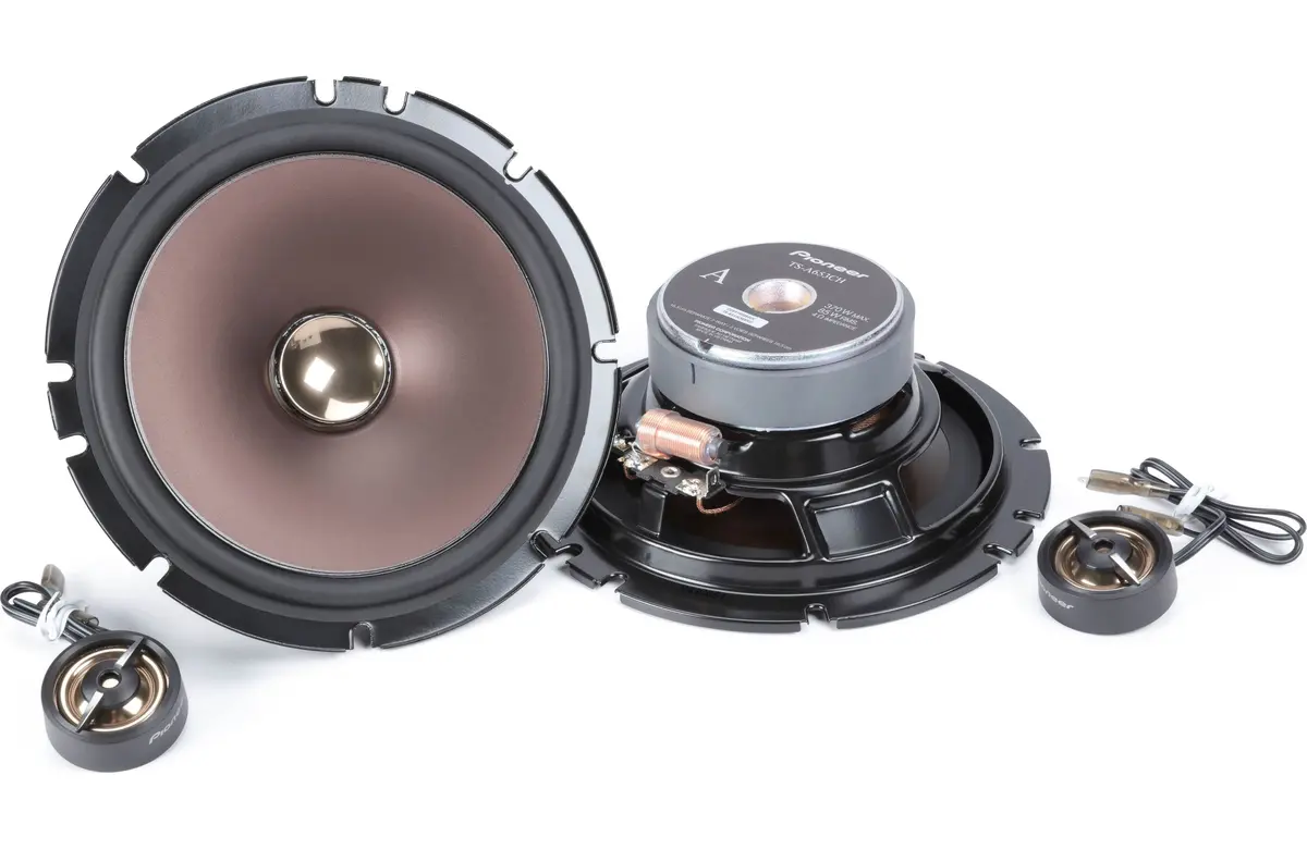 Pioneer Ts-A653ch 6-1/2” 2-Way Component Speakers 370W Max / 85W Nom 1
