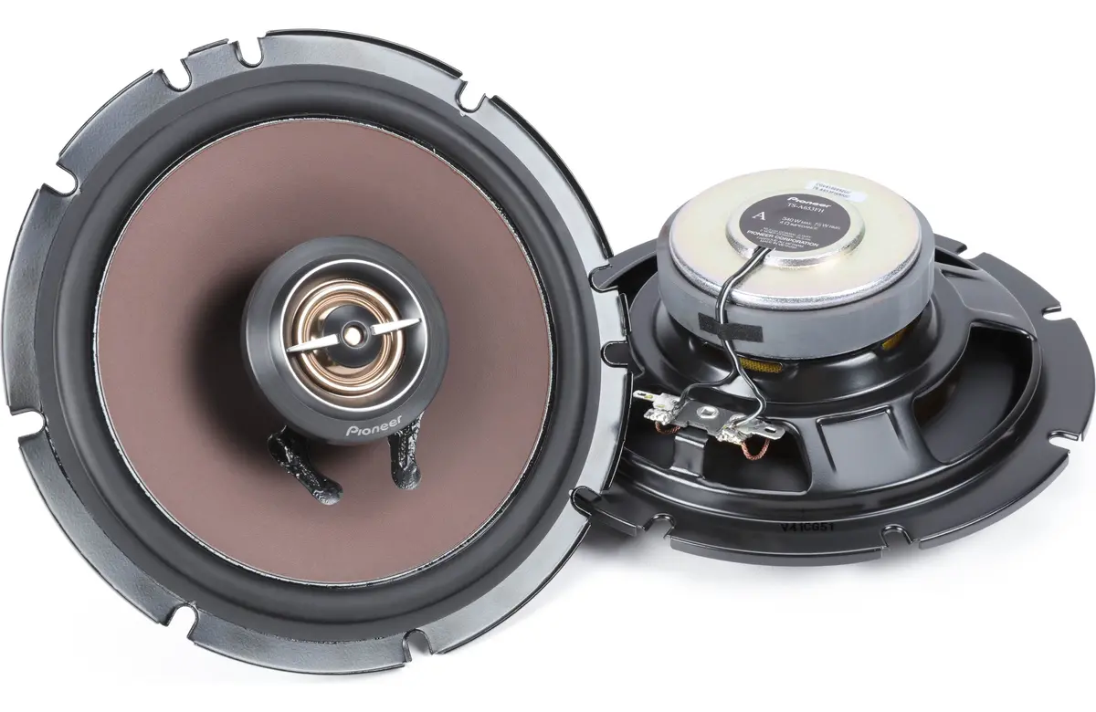 Pioneer Ts-A653fh 6-1/2" 2-Way Coaxial Speakers 340W Max / 75W Nom 1