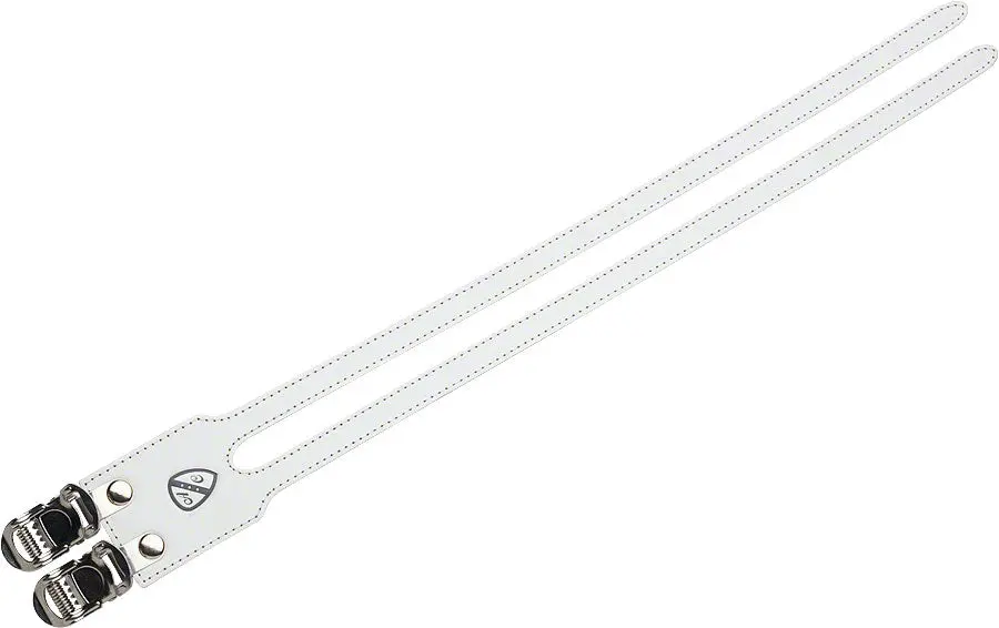 All-City Deluxe Double Toe Straps – Premium Leather & Aluminum