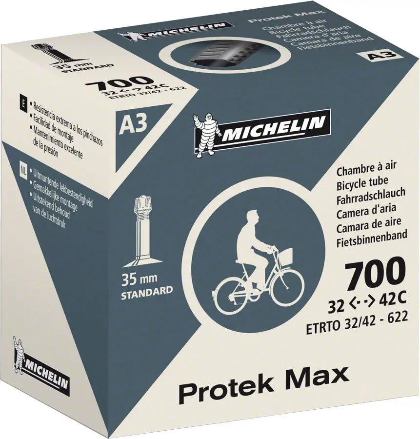 Michelin Protek Max Tube, 700X32-42Mm 40Mm Presta Valve 1