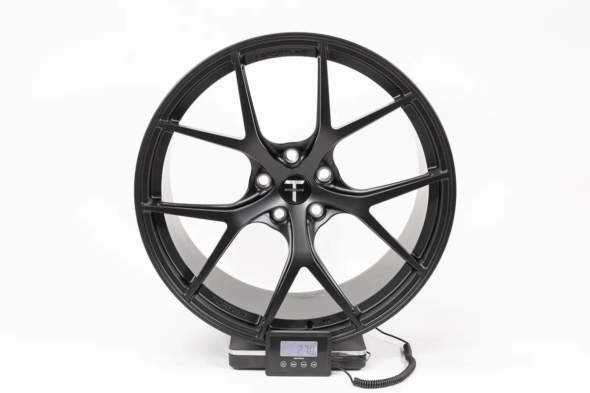 Txl115 21" Tesla Model S Plaid & Long Range Fully Forged Lightweight Tesla Wheel And Tire Package (Set Of 4) 15