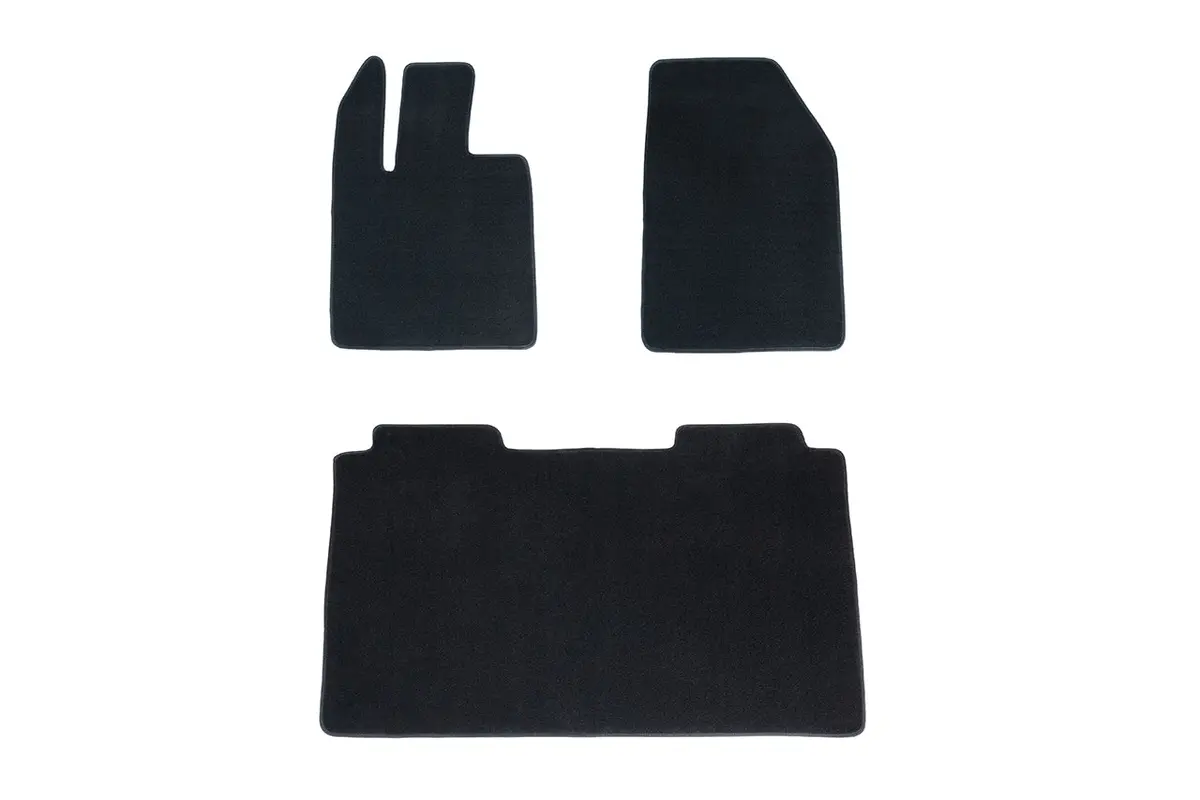 Tesla Cybertruck Precision Fitment 28Oz Embroidered Carpet Floor Mat Set 1