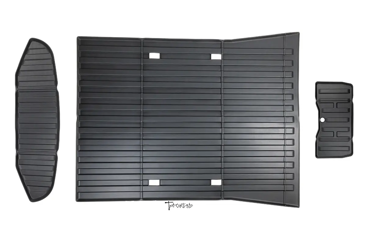 Tesla Cybertruck All Weather Bed And Cargo Liners - Bed, Frunk, Under Bed Storage Trunk Mats 5