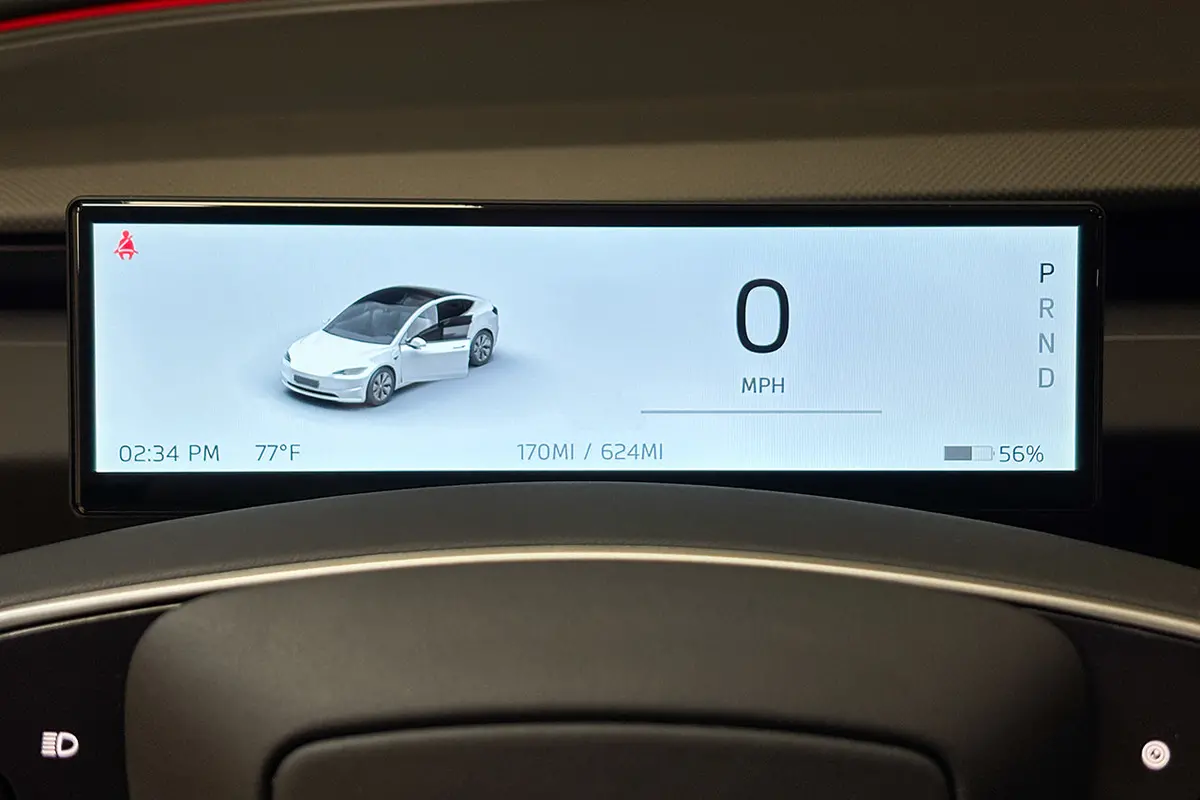 Tesla Model 3 / Y Msx-Cp9 Apple Carplay & Android Auto Driver View Dash & Touchscreen Lcd Display (Smart Instrument Cluster) 4