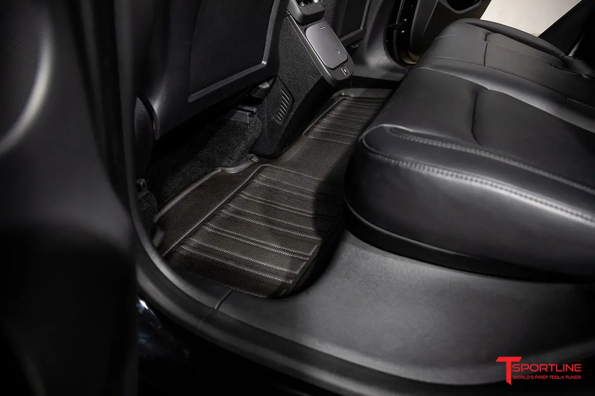 Tesla Model Y Maxpider 3D Elitect All-Weather Custom Fit Floor Liner Mats (Set Of 3) 4
