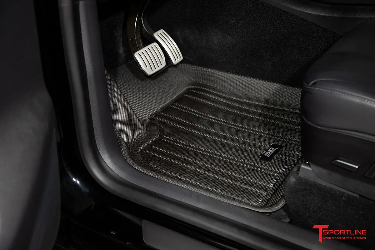 Tesla Model 3 Highland Maxpider 3D Elegant All-Weather Custom Fit Floor Liner Mats (Set Of 3) 2