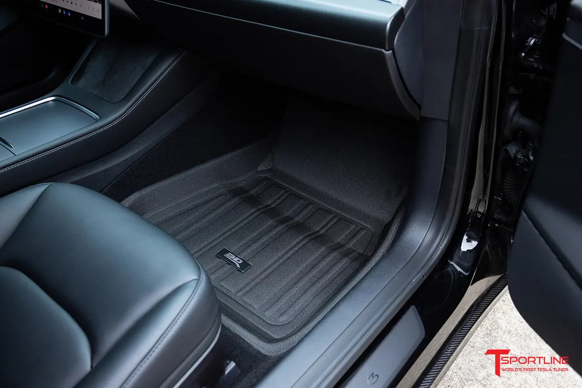 Tesla Model 3 Highland Maxpider 3D Elegant All-Weather Custom Fit Floor Liner Mats (Set Of 3) 5