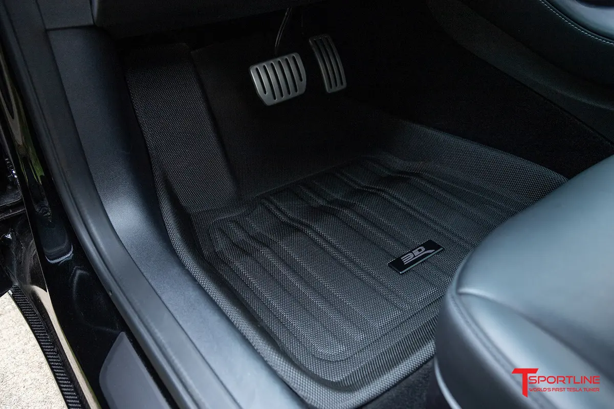 Tesla Model 3 Highland Maxpider 3D Elegant All-Weather Custom Fit Floor Liner Mats (Set Of 3) 7