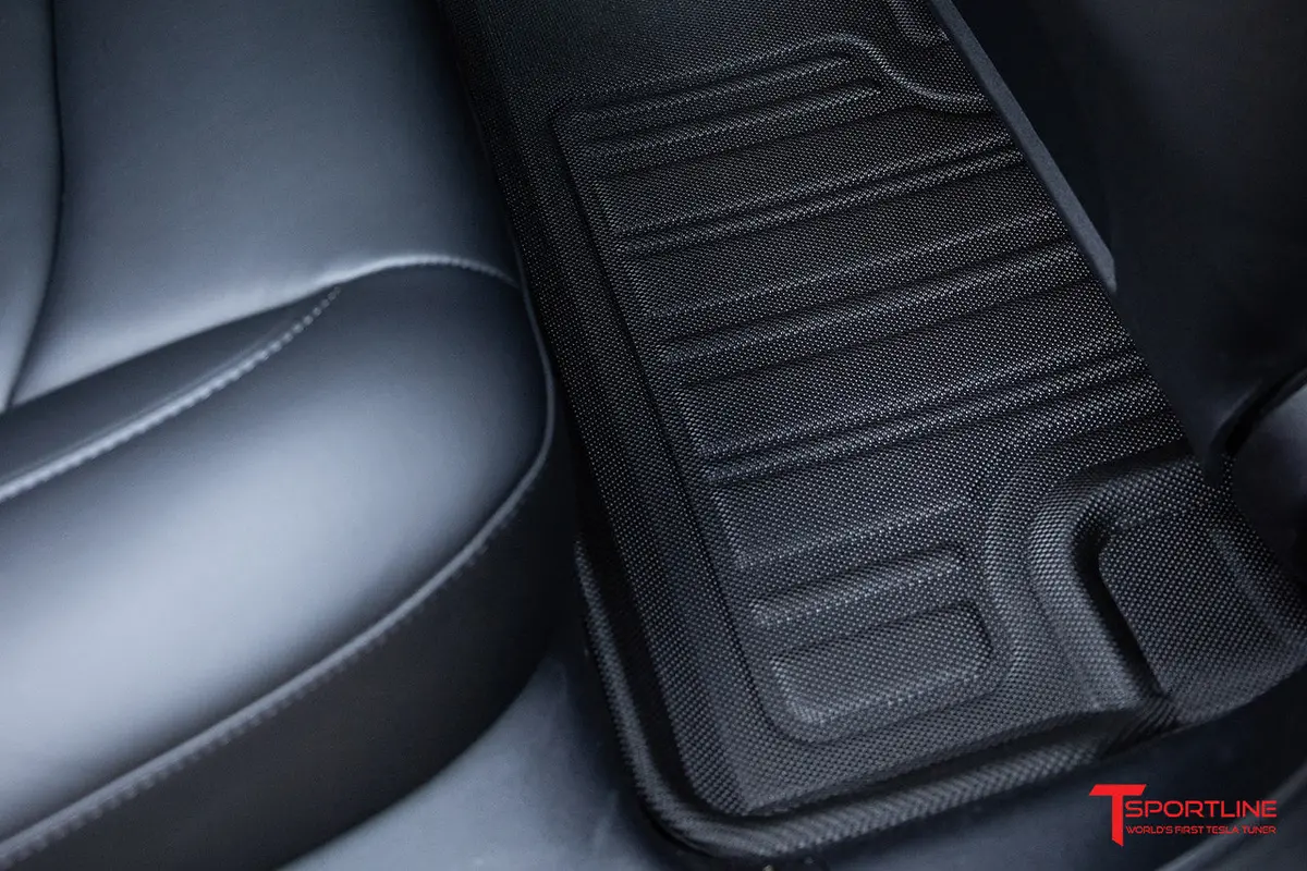 Tesla Model Y Maxpider 3D Elitect All-Weather Custom Fit Floor Liner Mats (Set Of 3) 17