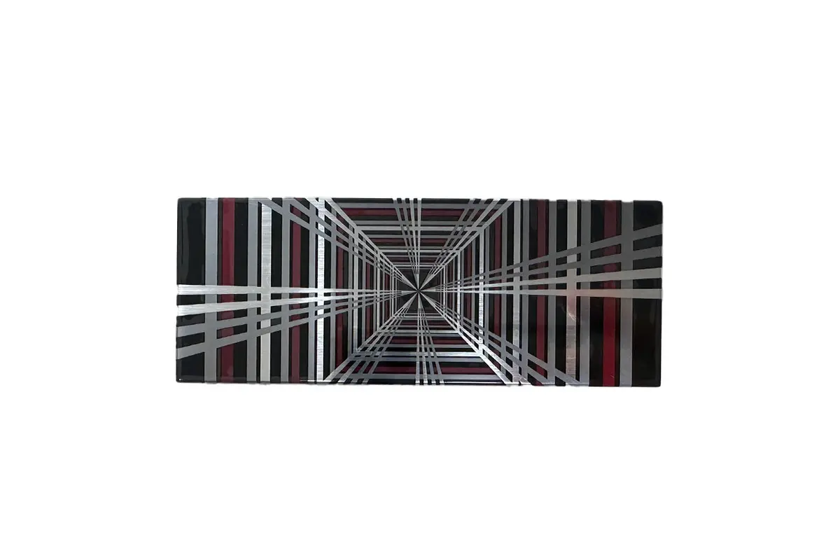 Tesla Plaid Logo Badge Trunk Emblem 1