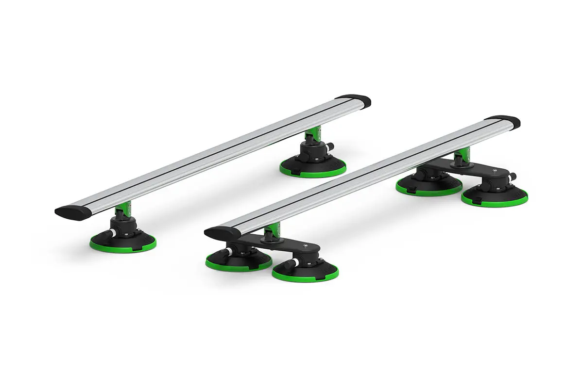 Tesla Vacuum Cup Quick Mount Crossbar Multi-Sport & Cargo Treefrog Pro Roof Rack 1