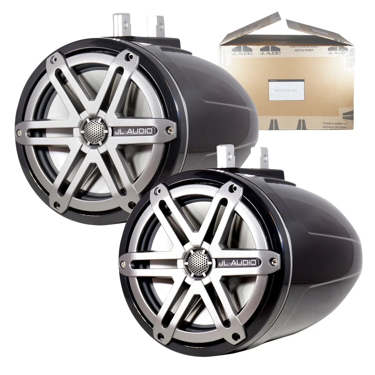 Jl Audio M770-Etxv3-Sg-Tk/Mcs7etxv3-5-Tb-S 7.7" M-Series Wakeboard Tower Speakers 1