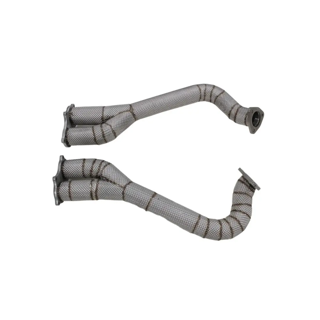 Flat 6 Motorsports Over Axle Pipes For 718 4.0 (Gts/Gt4/Spyder) 1