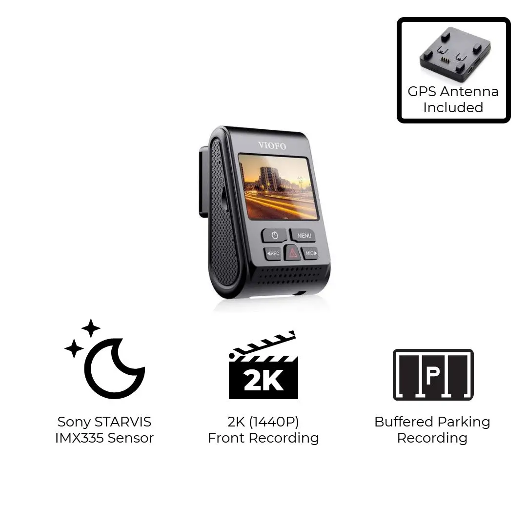 Viofo A119 V3 2K 1-Channel Dash Cam 1
