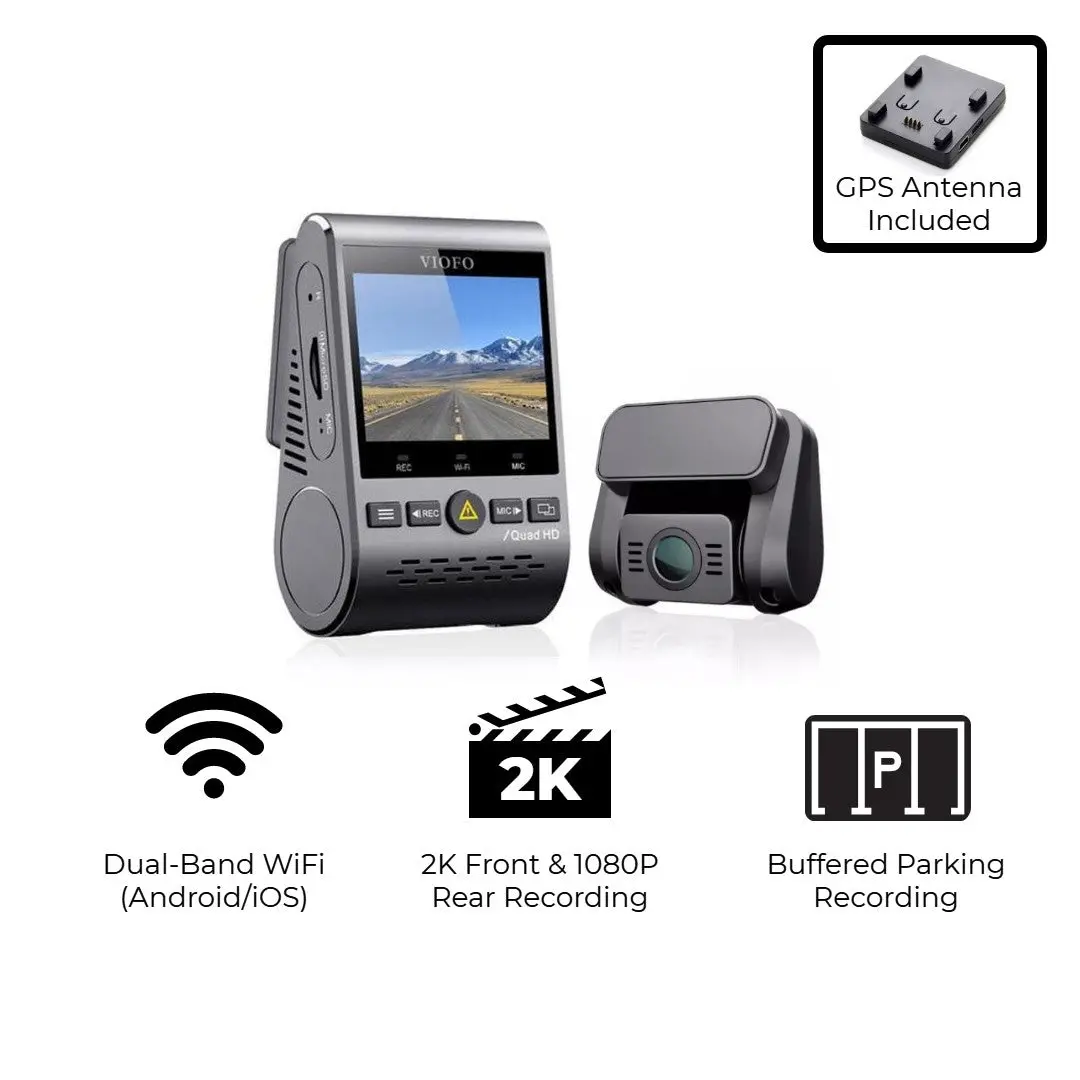 Viofo A129 Plus Duo 2K/Fhd 2Ch Dash Cam 1